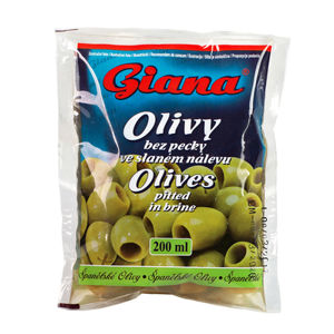 Giana Olivy zelené bez kôstky 195 g